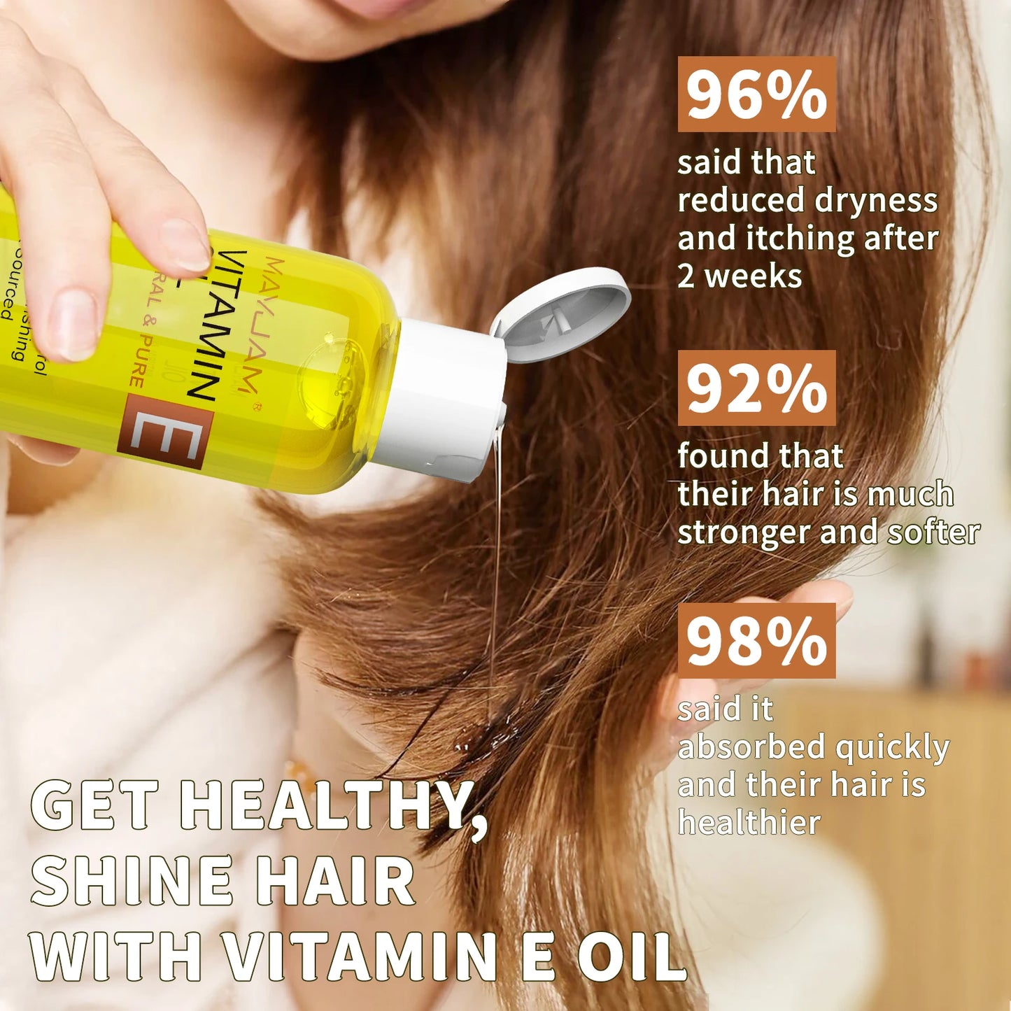 MAYJAM Pure Vitamin E Elixir | Nourishing Oil for Face & Body