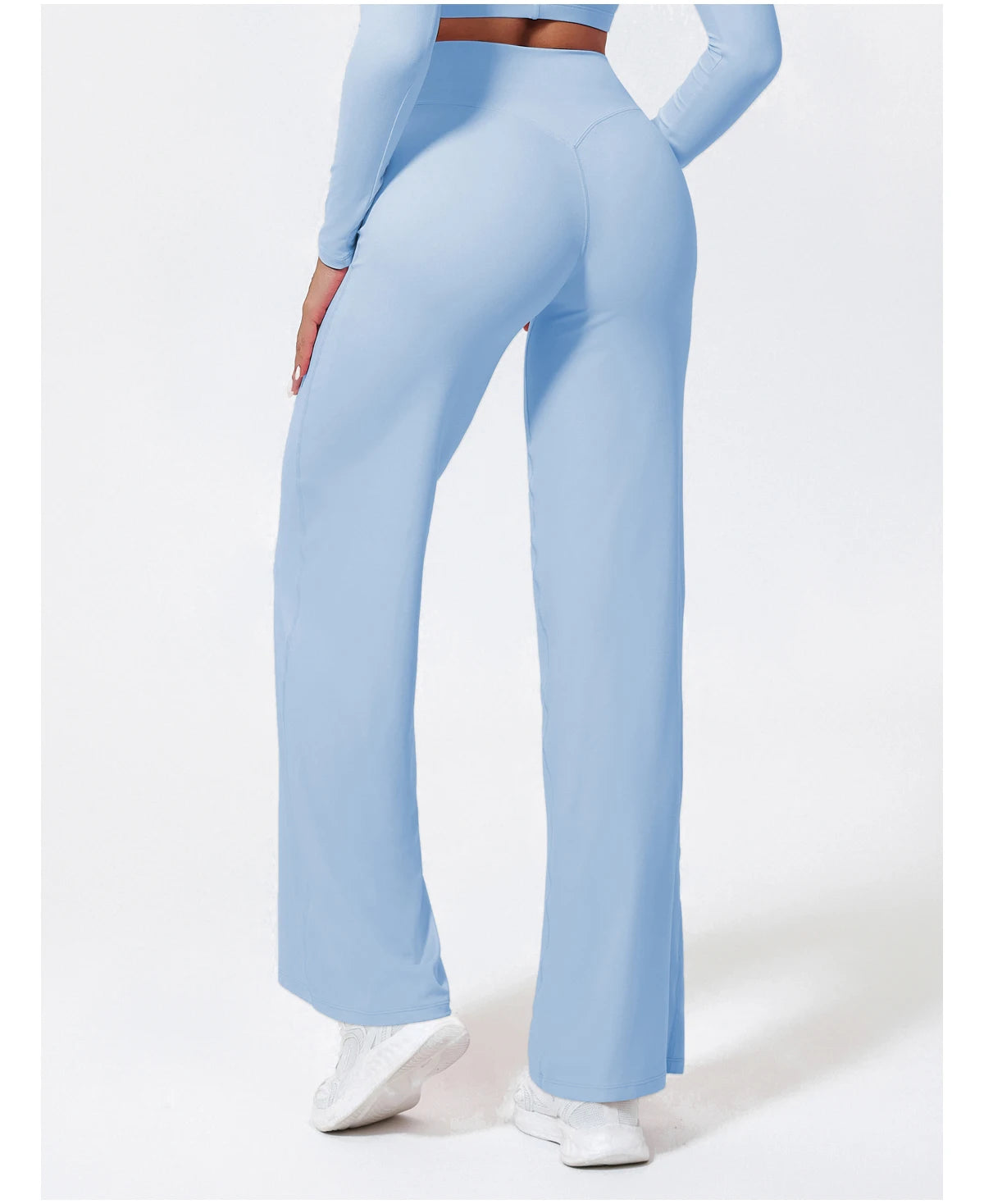 High-Waist Wide-Leg Yoga Pants