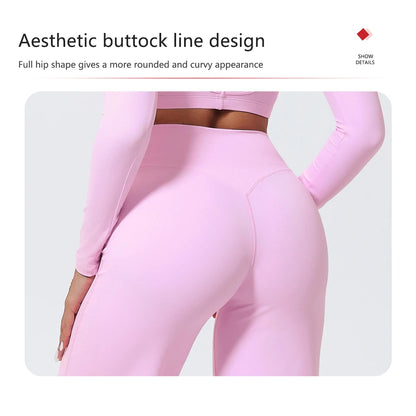 High-Waist Wide-Leg Yoga Pants