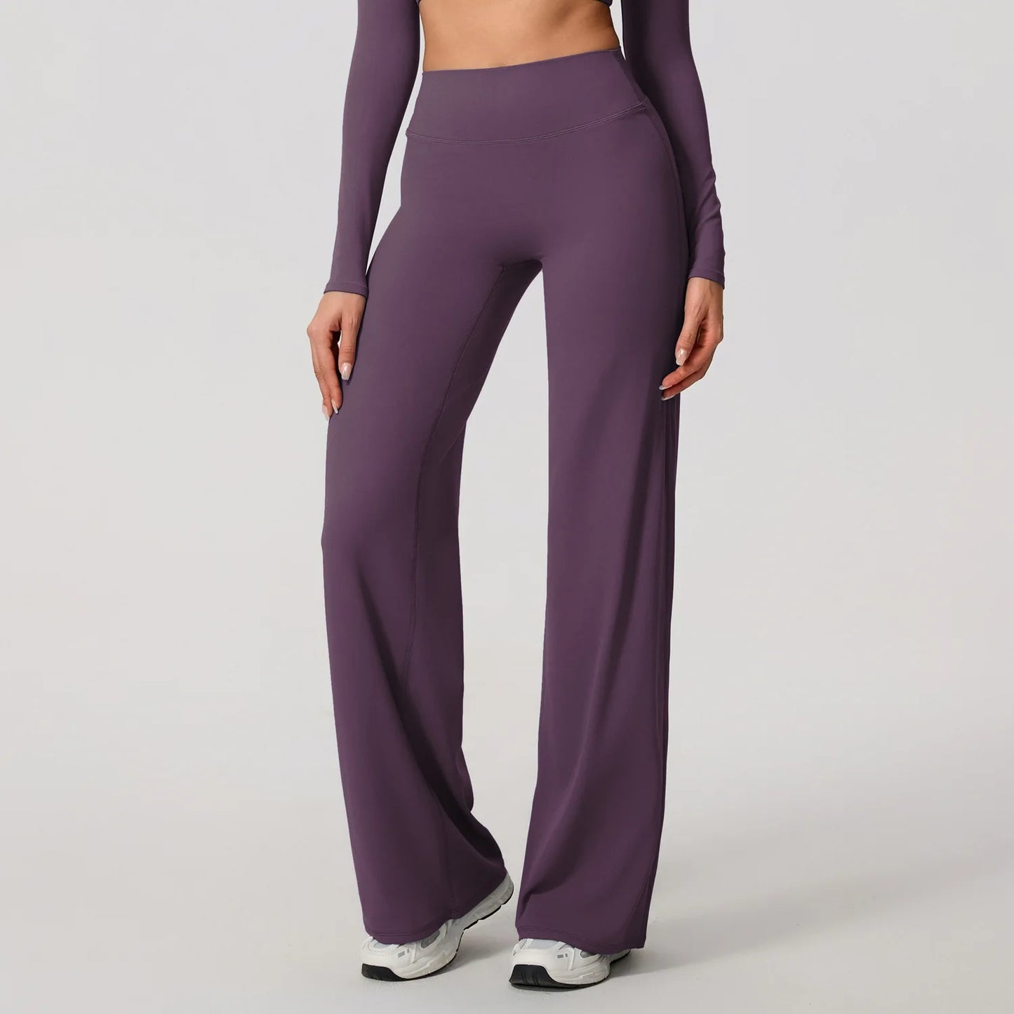 High-Waist Wide-Leg Yoga Pants