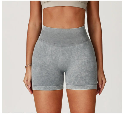 Seamless High-Waist Sculpt Yoga Shorts