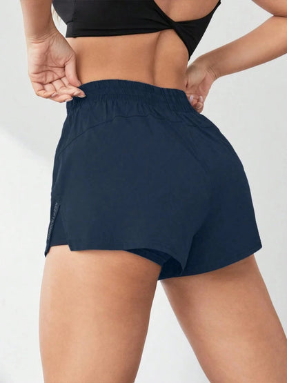 Women’s 2-in-1 High Waist Training Shorts with Pocket
