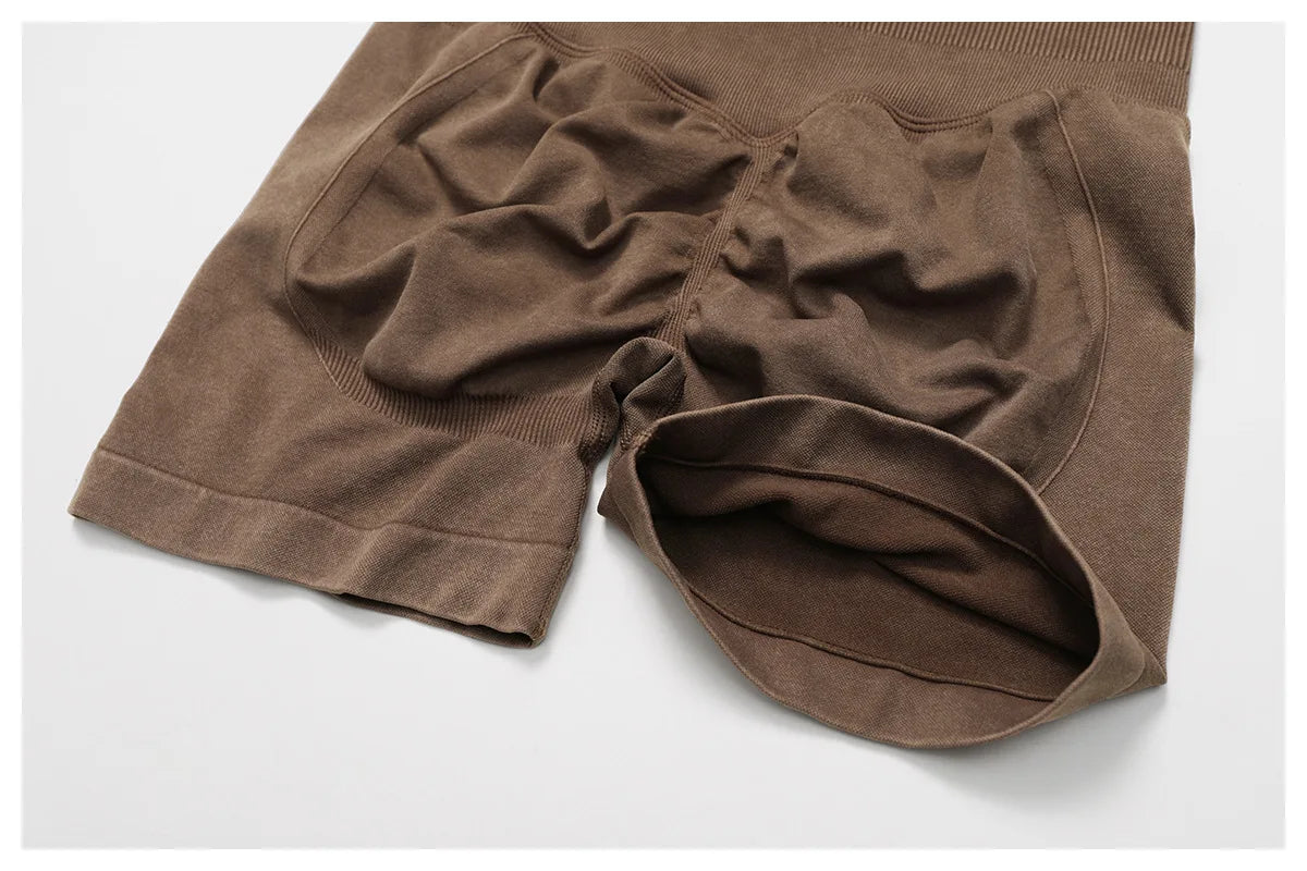 Seamless High-Waist Sculpt Yoga Shorts
