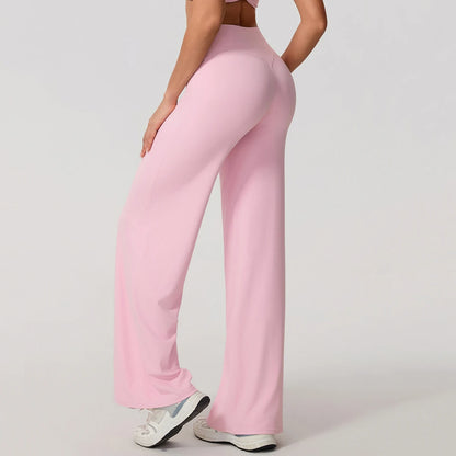 High-Waist Wide-Leg Yoga Pants