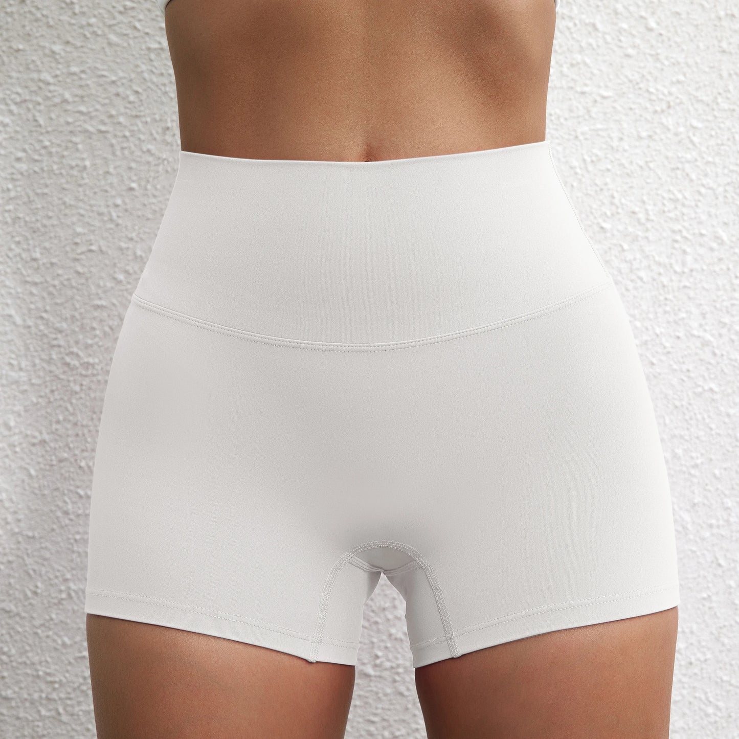 High-Waist Seamless Yoga Biker Shorts for Woman