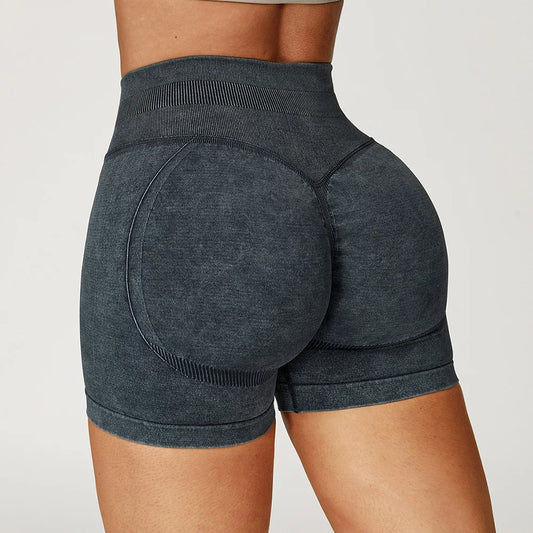 Seamless High-Waist Sculpt Yoga Shorts