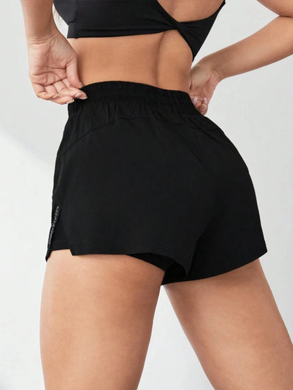 Women’s 2-in-1 High Waist Training Shorts with Pocket