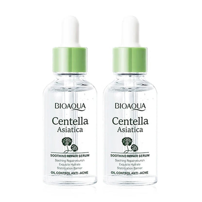 2  pcs BIOAQUA Centella Asiatica Face Serum skincare Facial Essence Moisturizing Repairing Anti-aging Facial Serum Skin Care