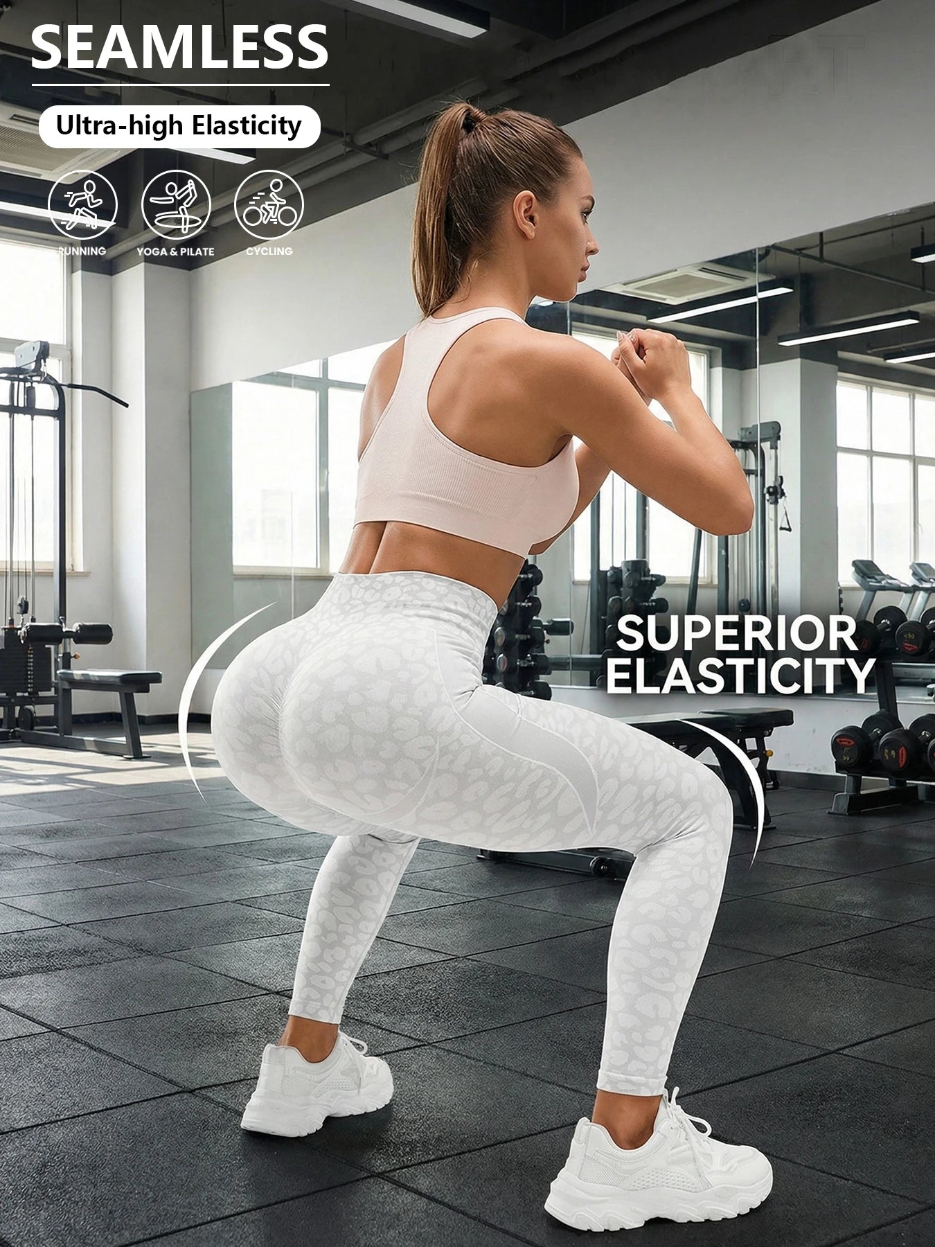 Seamless High-Waist Yoga Leggings | Sculpting Stretch Activewear