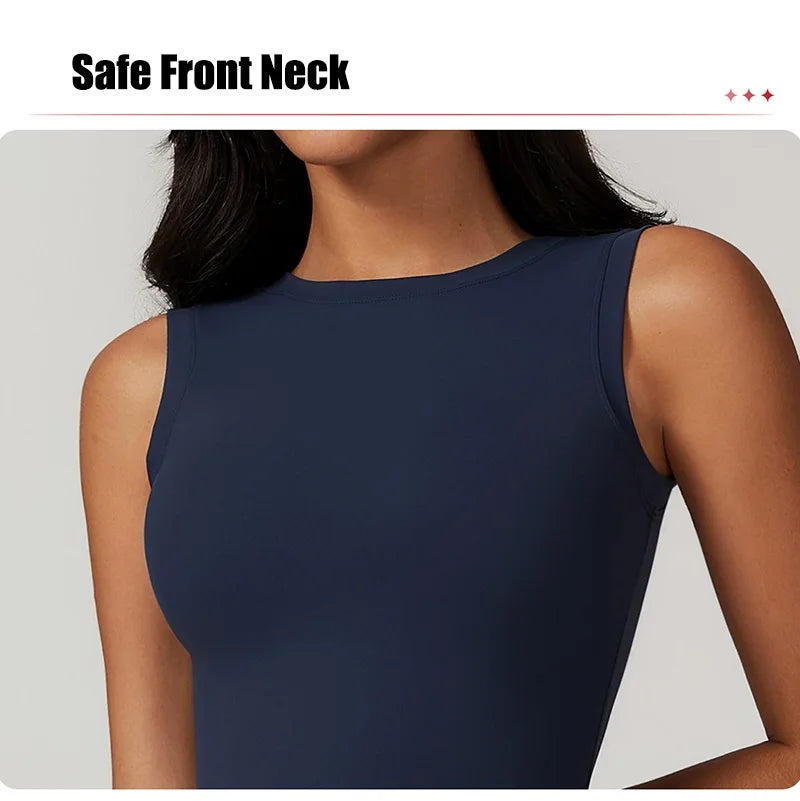 Tie-Wrap Active Dress with Built-In Shorts