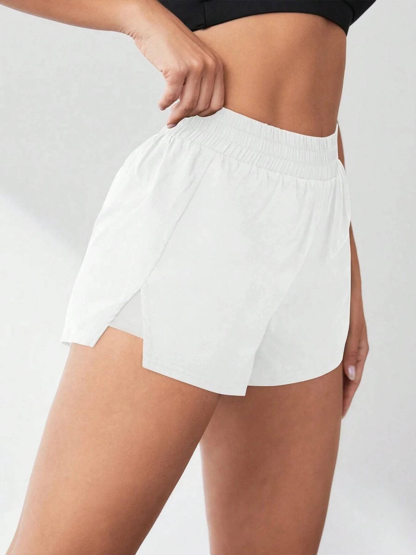 Women’s 2-in-1 High Waist Training Shorts with Pocket