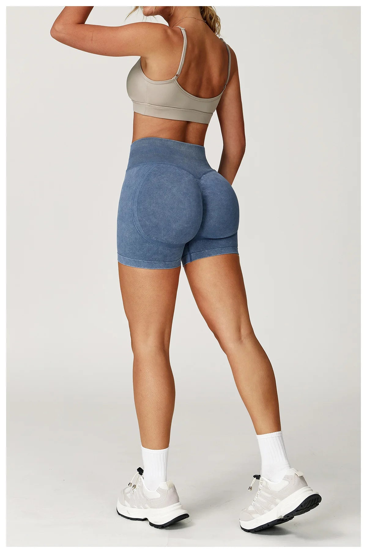 Seamless High-Waist Sculpt Yoga Shorts