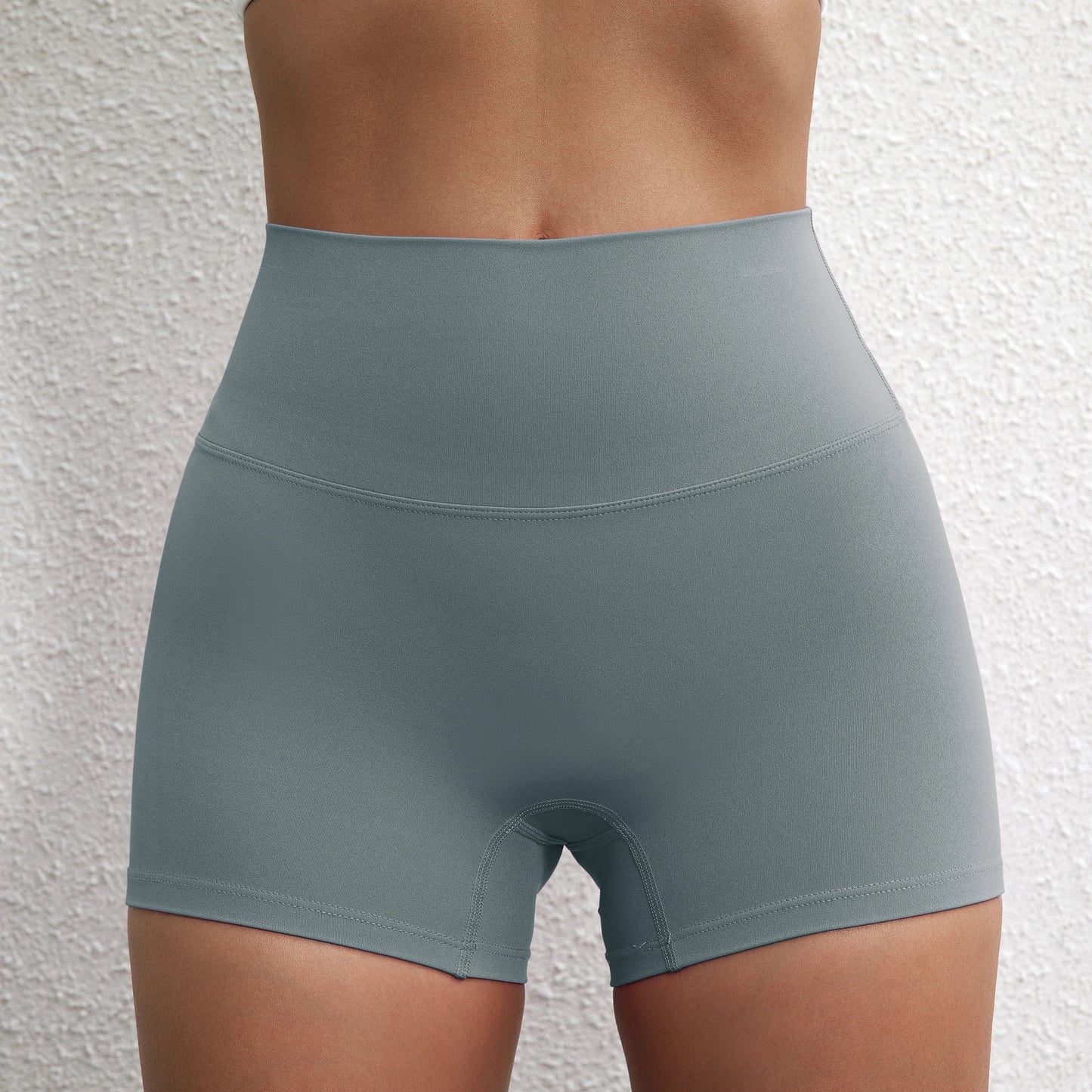 High-Waist Seamless Yoga Biker Shorts for Woman