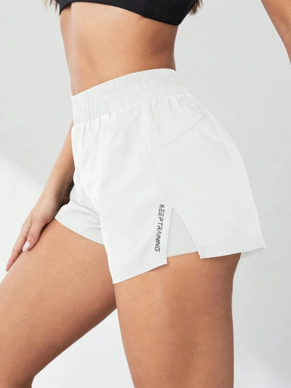 Women’s 2-in-1 High Waist Training Shorts with Pocket
