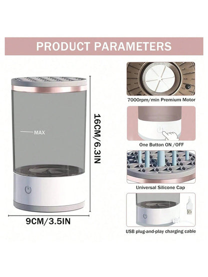Automatic USB Makeup Brush Cleaner Machine