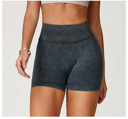 Seamless High-Waist Sculpt Yoga Shorts