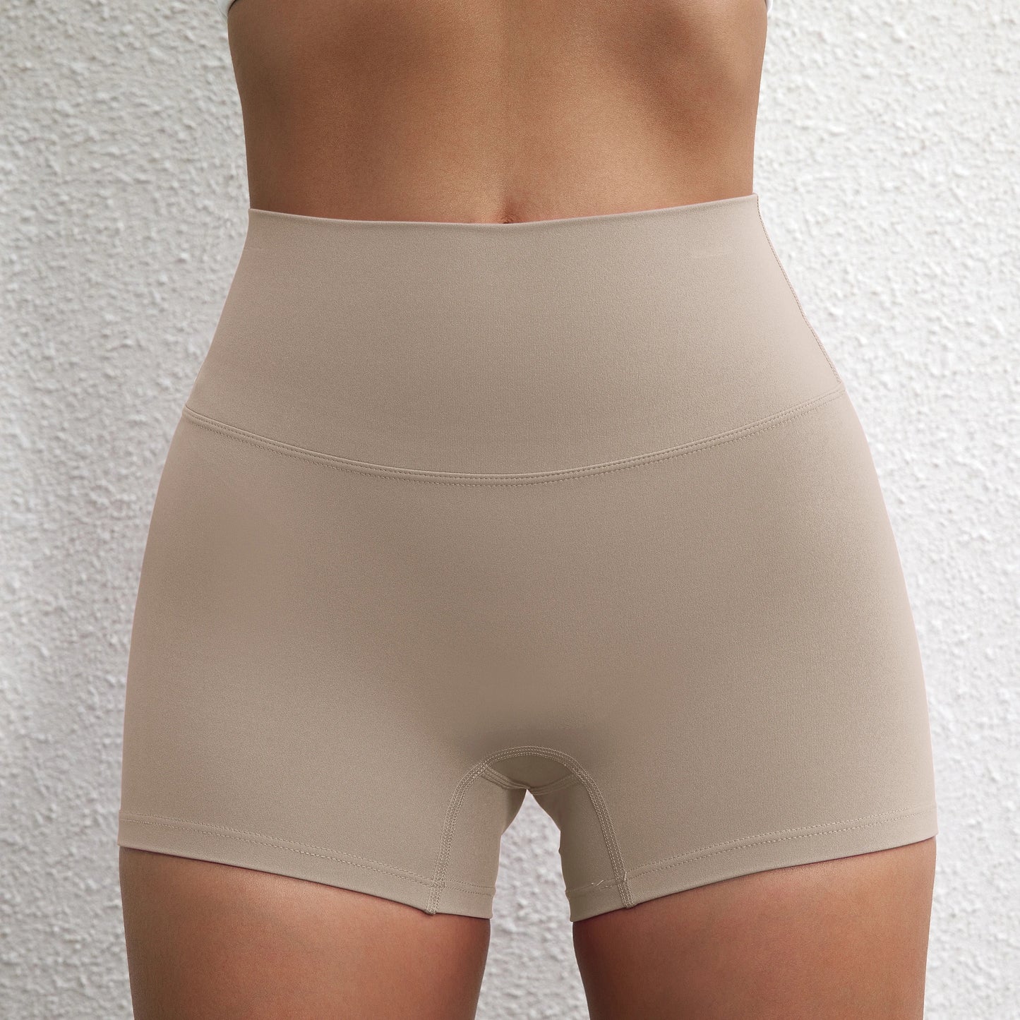 High-Waist Seamless Yoga Biker Shorts for Woman