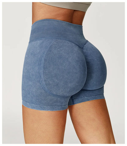Seamless High-Waist Sculpt Yoga Shorts