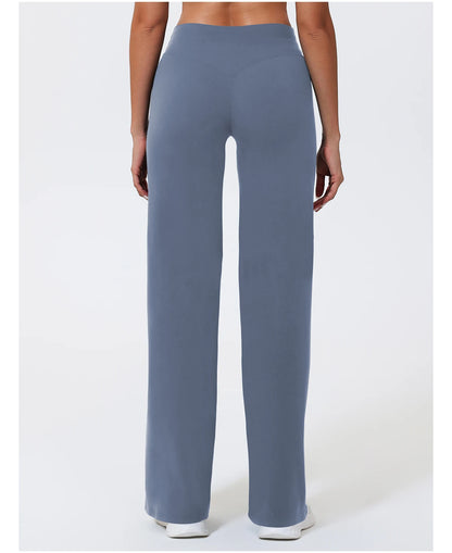 High-Waist Wide-Leg Yoga Pants
