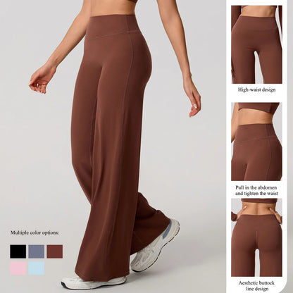 High-Waist Wide-Leg Yoga Pants