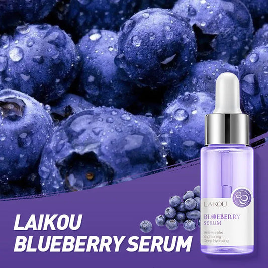 LAIKOU Japanese Blueberry Face Serum – Anti-Wrinkle Hydrating Essence