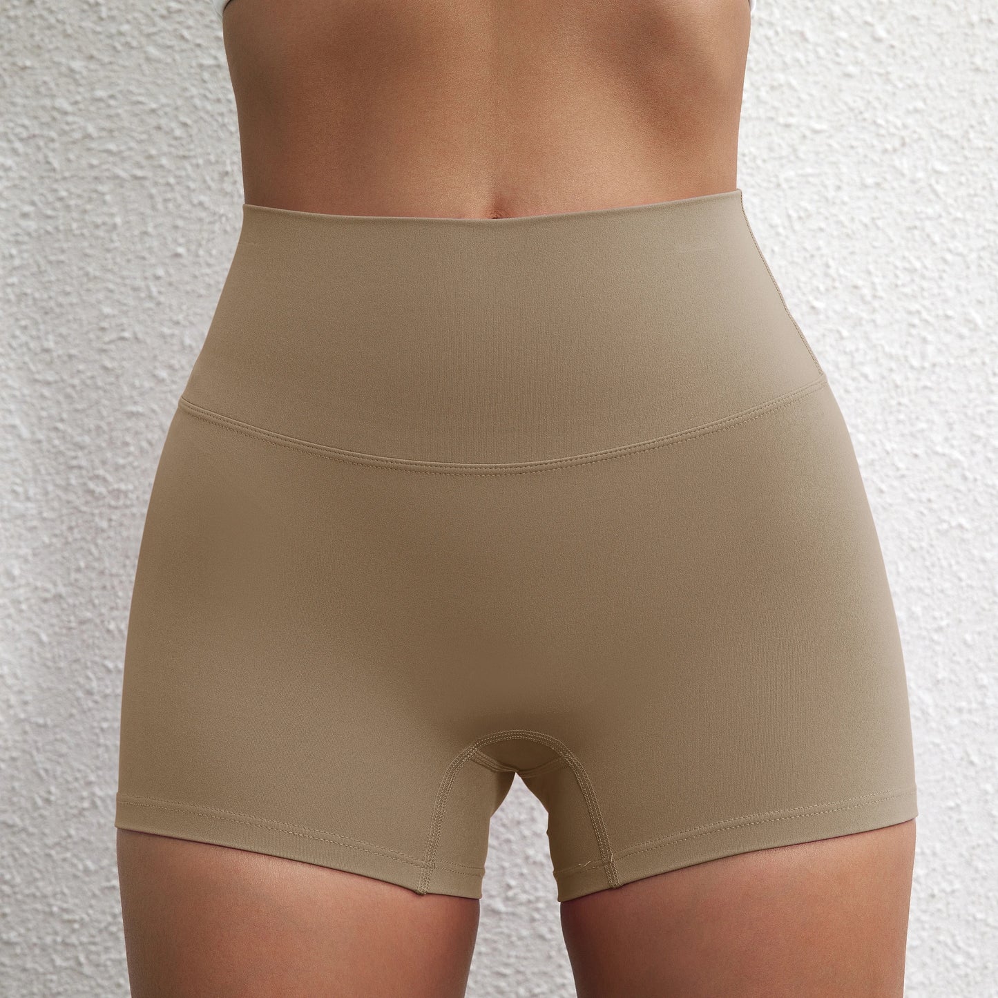 High-Waist Seamless Yoga Biker Shorts for Woman