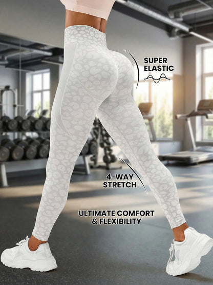Seamless High-Waist Yoga Leggings | Sculpting Stretch Activewear