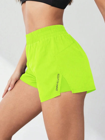 Women’s 2-in-1 High Waist Training Shorts with Pocket