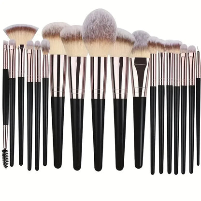Professional 3-20PCS Rose Gold Makeup Brushes