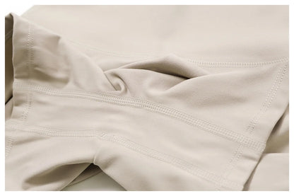 High-Waist Scrunch Yoga Shorts | Seamless Fitness Shorts