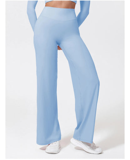 High-Waist Wide-Leg Yoga Pants