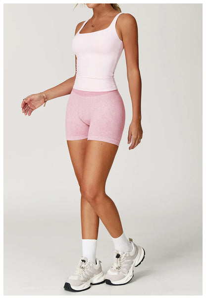 Seamless High-Waist Sculpt Yoga Shorts