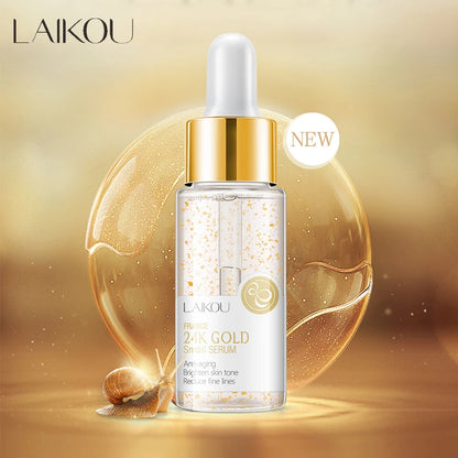 LAIKOU France 24K Gold Snail Serum