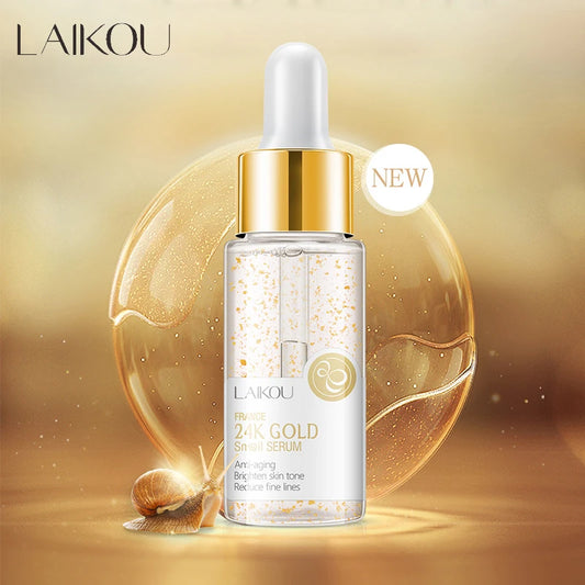 LAIKOU France 24K Gold Snail Serum
