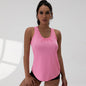 FlowSoft Gathered-Neck Yoga Tank Top