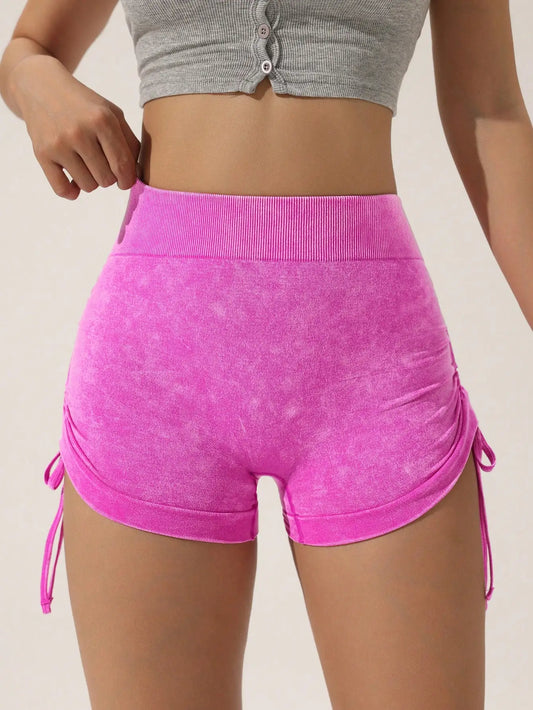 Ovesport™ Seamless High-Waist Yoga Shorts