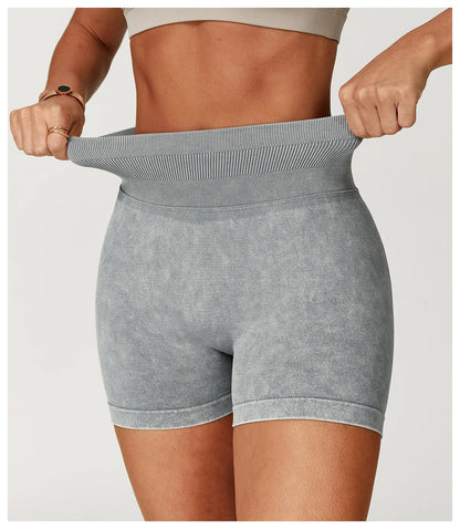Seamless High-Waist Sculpt Yoga Shorts
