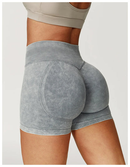 Seamless High-Waist Sculpt Yoga Shorts