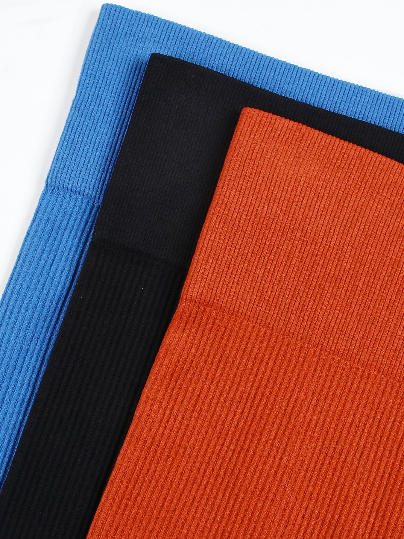 Ribbed High-Waist Seamless Yoga Leggings