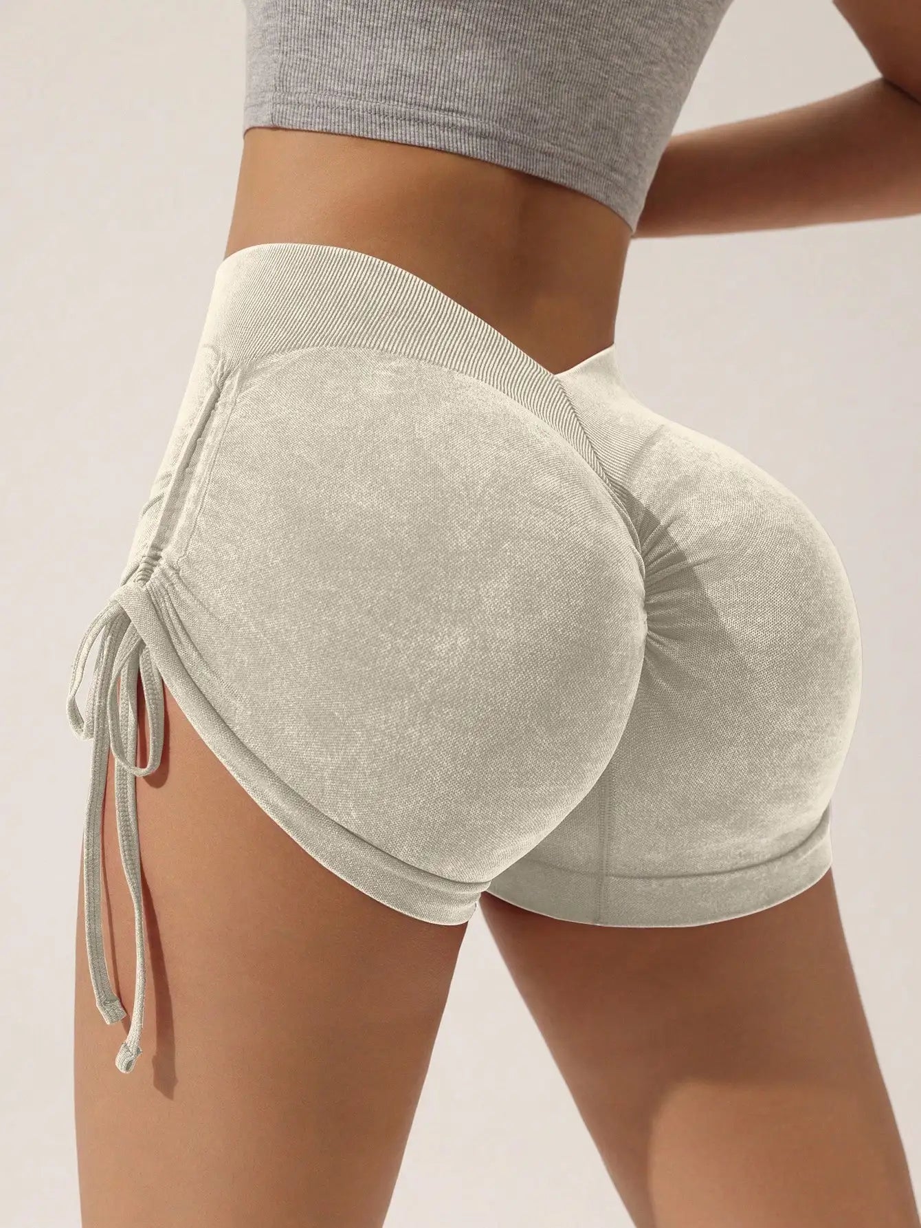 Ovesport™ Seamless High-Waist Yoga Shorts