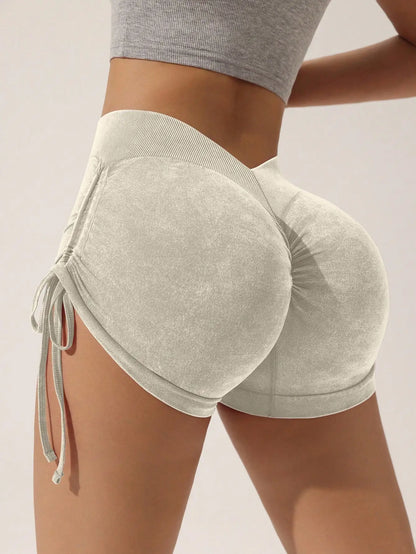Ovesport™ Seamless High-Waist Yoga Shorts