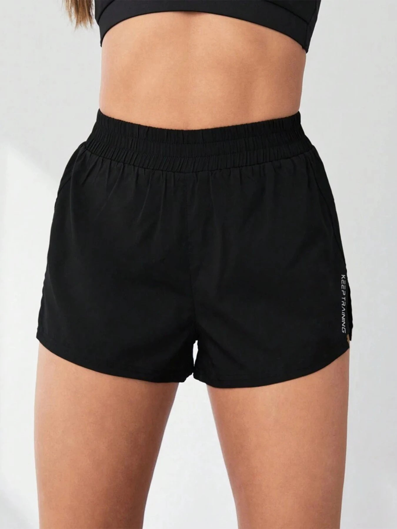 Women’s 2-in-1 High Waist Training Shorts with Pocket
