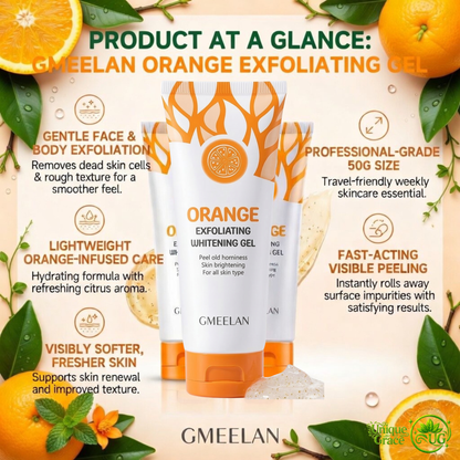 GMEELAN Orange Exfoliating Gel 50g – Gentle Peeling &amp; Smoothing Care
