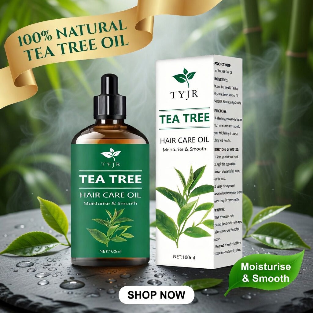 Tea Tree Essential Oil for Hair, Skin & Body Care