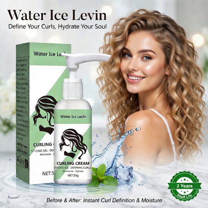 Curly Hair Elastin, Curl Defining Cream for Wavy Hair, Hair Enhancer Moisturizing, Curl Boost Defining Cream Hair Repairing Bounce, for Frizz Control & Color Treated, Curl Moisturizer