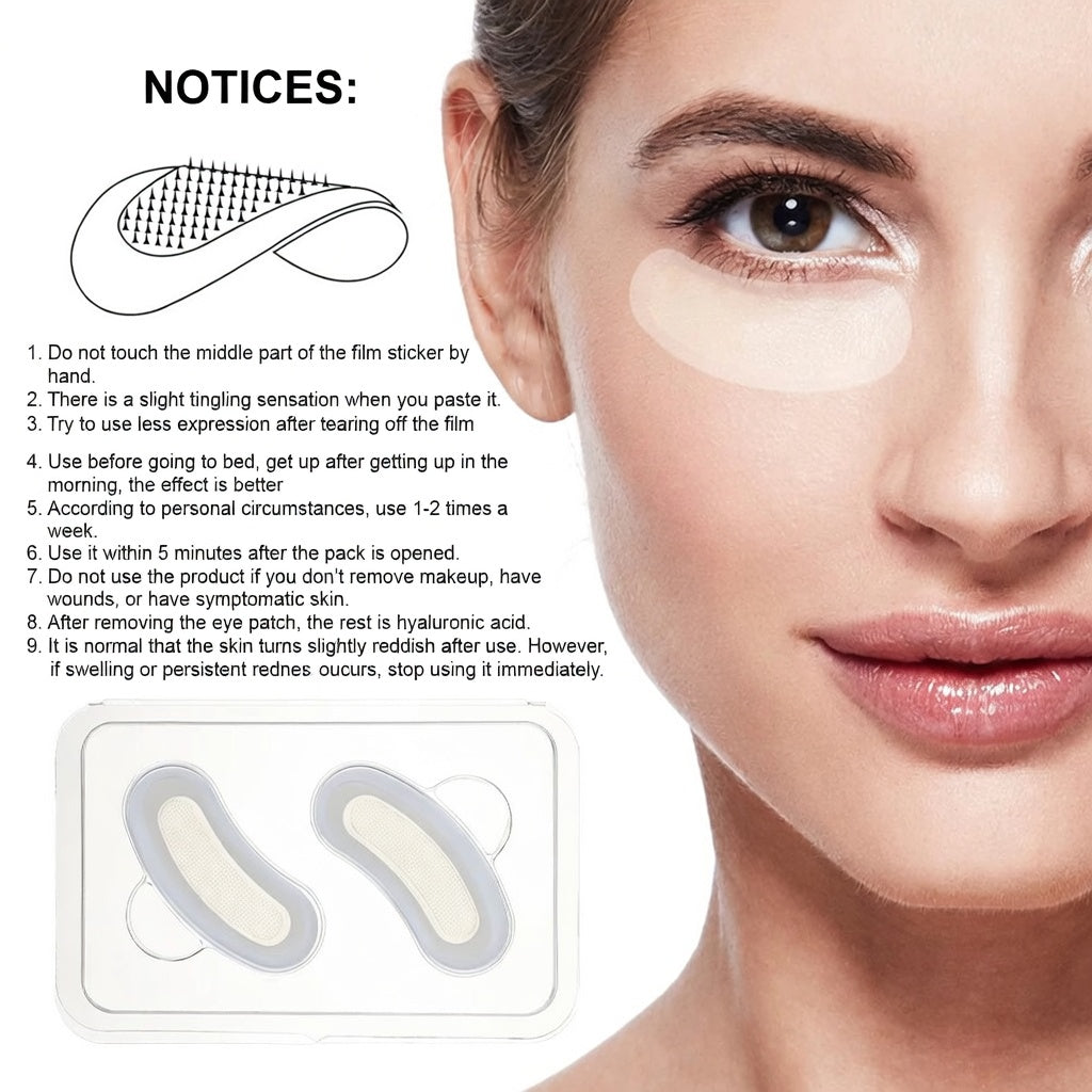 Hyaluronic Acid Microneedle Eye Patch Set