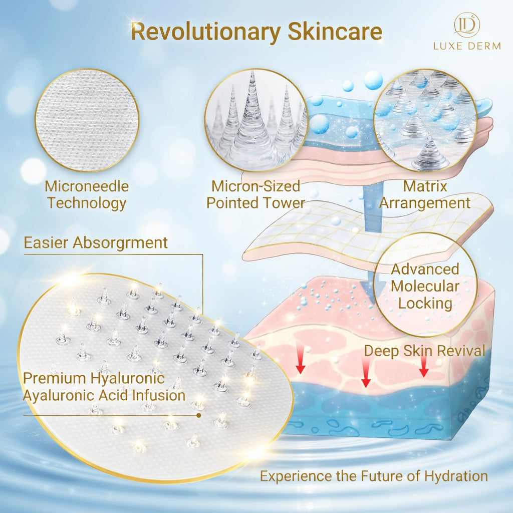 Hyaluronic Acid Microneedle Eye Patch Set