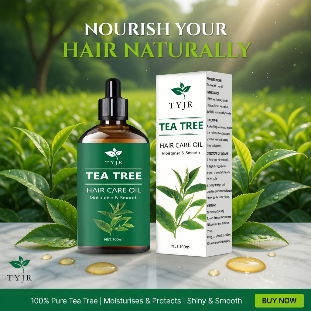 Tea Tree Essential Oil for Hair, Skin & Body Care