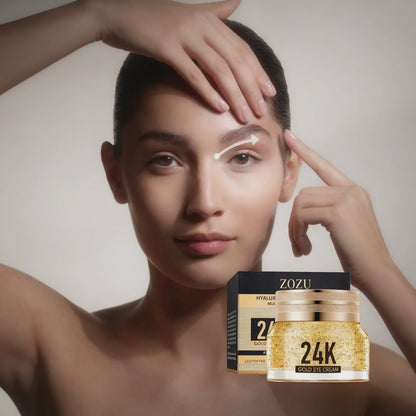 24k Gold Hyaluronic Acid Eye Cream Anti Dark Circles Eye Bags